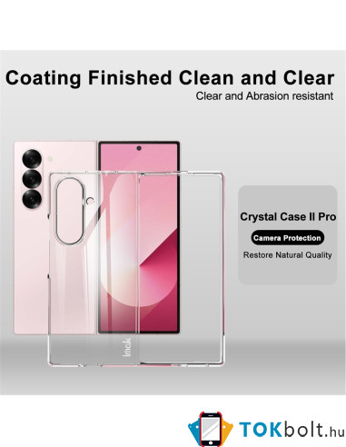 Rugalmas TPU tok Samsung Galaxy Z Fold7 készülékhez - ÁTTETSZŐ