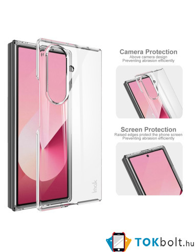 Rugalmas TPU tok Samsung Galaxy Z Fold7 készülékhez - ÁTTETSZŐ