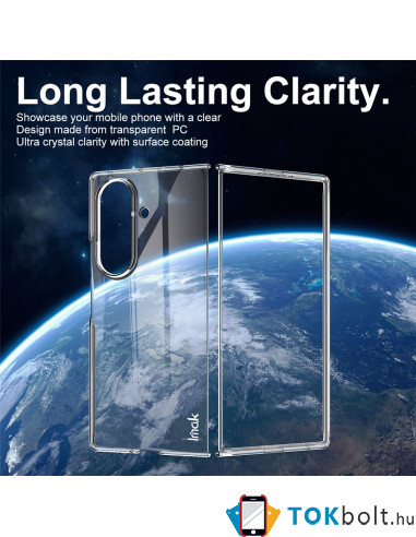 Rugalmas TPU tok Samsung Galaxy Z Fold7 készülékhez - ÁTTETSZŐ