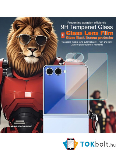 IMAK telefon kamera védő üveg Samsung Galaxy Z Flip7 típusú készülékhez - 1 db