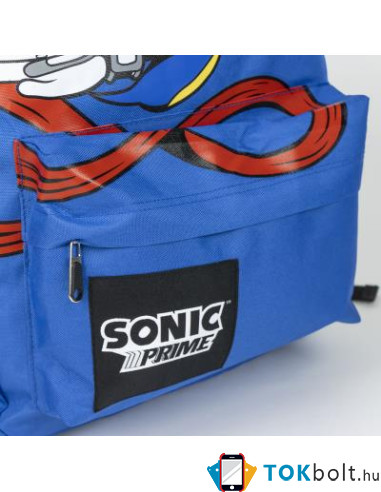 SONIC PRIME hátizsák gyerekeknek – kék iskolatáska 32×12×42 cm