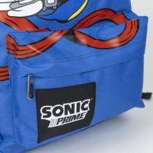 SONIC PRIME hátizsák gyerekeknek – kék iskolatáska 32×12×42 cm