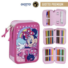 Minnie egér töltött tolltartó – Giotto Premium 3 emeletes 12,5×6,5×19,5 cm