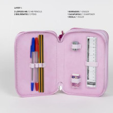 Minnie egér töltött tolltartó – Giotto Premium 3 emeletes 12,5×6,5×19,5 cm