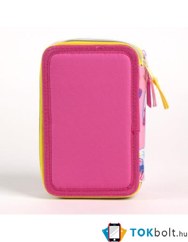 Barbie töltött tolltartó – 3 emeletes iskolai tolltartó 12,5×6,5×19,5 cm