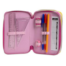 Barbie töltött tolltartó – 3 emeletes iskolai tolltartó 12,5×6,5×19,5 cm