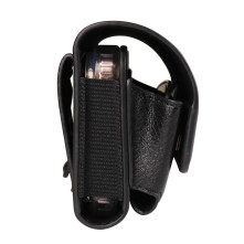 Univerzális övtok 6.7–6.9 hüvelykes telefonokhoz szemüvegtartóval – 17.5×2×9 cm - FEKETE