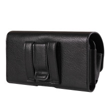 Univerzális övtok 6.7–6.9 hüvelykes telefonokhoz szemüvegtartóval – 17.5×2×9 cm - FEKETE