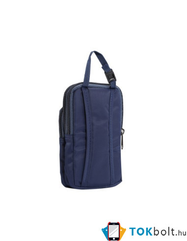 Multifunkciós vízálló nylon sporttáska – 17,5×10×3 cm - KÉK