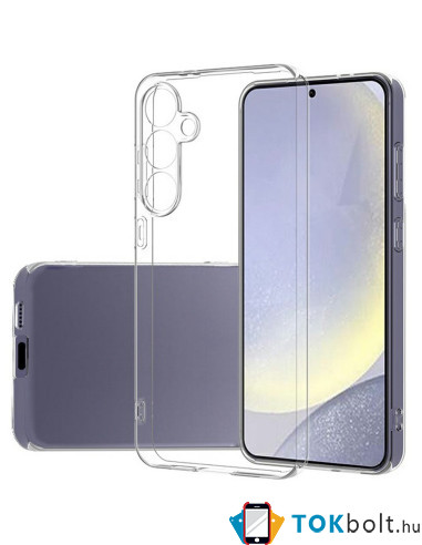 Rugalmas TPU tok Samsung Galaxy S25 FE készülékhez - ÁTTETSZŐ