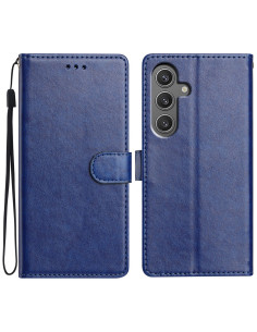 Oldalra nyíló tok Samsung Galaxy S25 FE telefonhoz - KÉK
