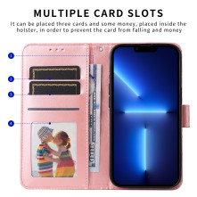Dombornyomott mandala mintás notesztok Xiaomi Redmi 15C 5G telefonhoz - RÓZSAARANY