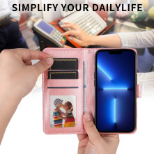 Dombornyomott mandala mintás notesztok Xiaomi Redmi 15C 5G telefonhoz - RÓZSAARANY