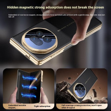 Oldalra nyíló tok Honor Magic V5 telefonhoz - FEKETE