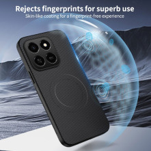 Honor X7d 4G karbon mintás tok - FEKETE