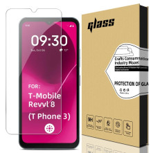 Kijelzővédő karcálló edzett üveg T-Mobile REVVL 8 típusú készülékhez - 1 db