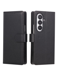 Oldalra nyíló tok Samsung Galaxy Z Fold7 telefonhoz - FEKETE