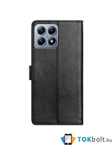 Oldalra nyíló tok Xiaomi 15T telefonhoz - FEKETE