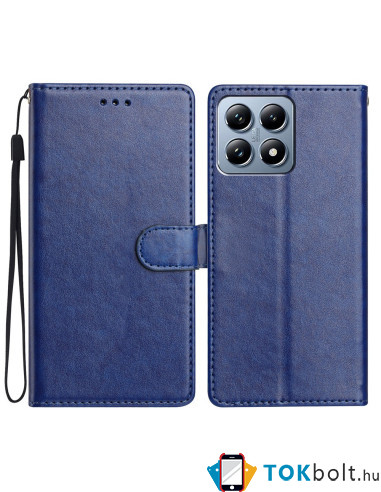 Oldalra nyíló tok Xiaomi 15T Pro telefonhoz - KÉK
