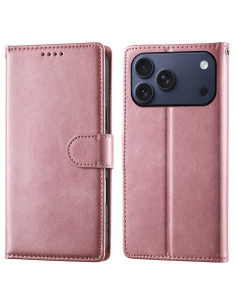 Oldalra nyíló tok Apple iPhone 17 Pro Max telefonhoz - RÓZSAARANY