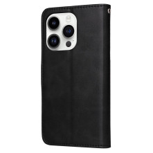 Oldalra nyíló tok Apple iPhone 15 Pro Max telefonhoz - FEKETE
