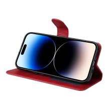 Oldalra nyíló tok Apple iPhone 15 Pro Max telefonhoz - PIROS