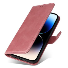 Oldalra nyíló tok Apple iPhone 15 Pro Max telefonhoz - RÓZSAARANY