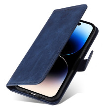 Oldalra nyíló tok Apple iPhone 15 Pro Max telefonhoz - KÉK