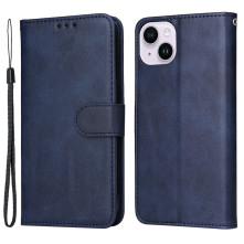 Oldalra nyíló tok Apple iPhone 15 telefonhoz - KÉK