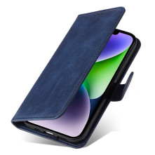 Oldalra nyíló tok Apple iPhone 15 telefonhoz - KÉK