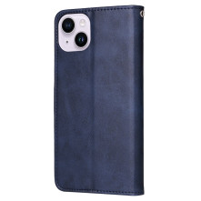 Oldalra nyíló tok Apple iPhone 15 telefonhoz - KÉK