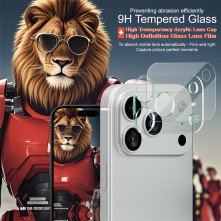 IMAK telefon kamera védő üveg Apple iPhone 17 Pro Max típusú készülékhez - 1 db