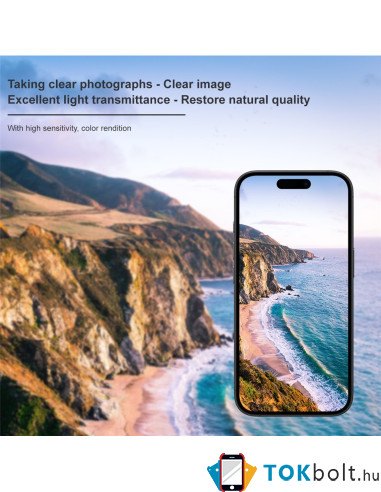 IMAK telefon kamera védő üveg Apple iPhone 17 Pro Max típusú készülékhez - 1 db