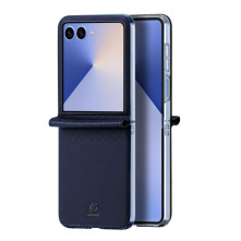 DUX DUCIS BRIL tok rugalmas TPU keret kemény hátlap Samsung Galaxy Z Flip7 telefonhoz - KÉK