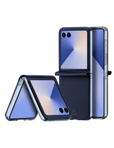 DUX DUCIS BRIL tok rugalmas TPU keret kemény hátlap Samsung Galaxy Z Flip7 telefonhoz - KÉK