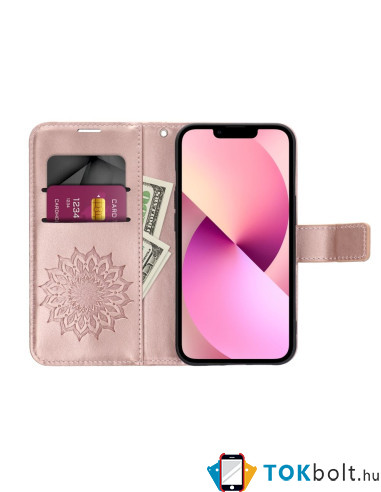 FORCELL MEZZO kasmír mintás telefontok Samsung Galaxy A36 / Galaxy A56 telefonhoz - RÓZSAARANY