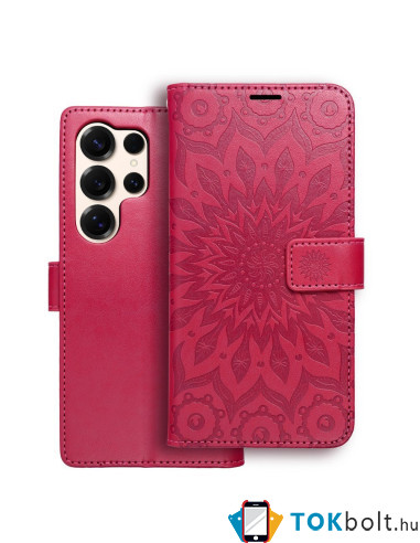 FORCELL MEZZO kasmír mintás telefontok Samsung Galaxy S25 Ultra telefonhoz - PINK