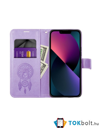 FORCELL MEZZO álomfogó mintás telefontok Xiaomi Redmi Note 14 Pro 5G /  Note 14 Pro+ 5G telefonhoz - LILA