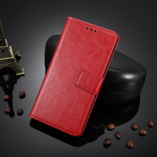 Oldalra nyíló tok ZTE Blade A56 telefonhoz - PIROS