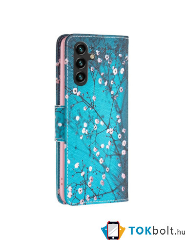 Oldalra nyíló mintás telefontok Samsung Galaxy A36 / Galaxy A56 telefonhoz - TAVASZI VIRÁG