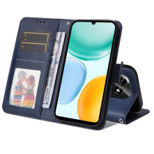 Oldalra nyíló tok Honor X5c Plus telefonhoz - KÉK