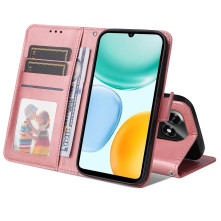 Oldalra nyíló tok Honor X5c Plus telefonhoz - RÓZSAARANY