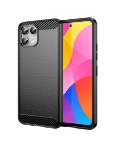 T-Mobile REVVL 8 Pro karbon mintás tok - FEKETE