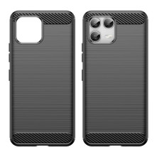T-Mobile REVVL 8 Pro karbon mintás tok - FEKETE