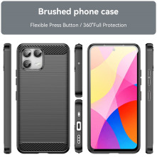 T-Mobile REVVL 8 Pro karbon mintás tok - FEKETE