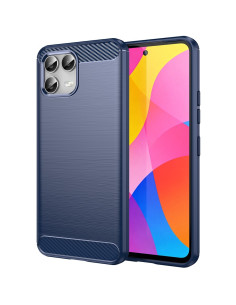 T-Mobile REVVL 8 Pro karbon mintás tok - KÉK