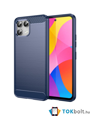 T-Mobile REVVL 8 Pro karbon mintás tok - KÉK