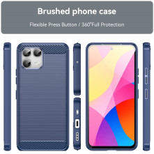T-Mobile REVVL 8 Pro karbon mintás tok - KÉK