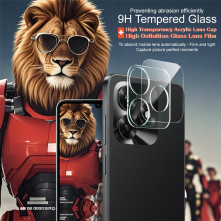 IMAK telefon kamera védő üveg Honor X5c Plus típusú készülékhez - 1 db