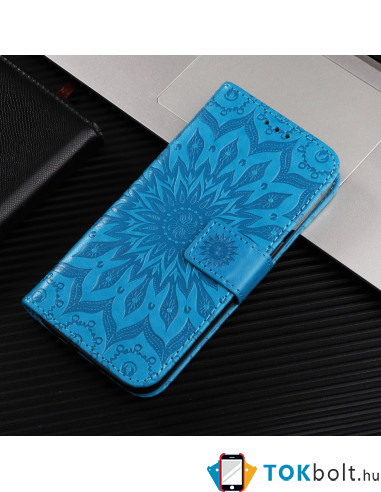 Dombornyomott mandala mintás notesztok Honor Magic8 Lite telefonhoz - KÉK